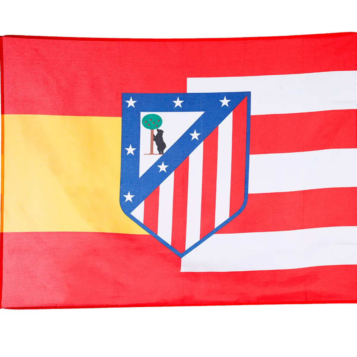 Discount Atlético de Madrid Bandera España Rojiblanca Escudo 24/25