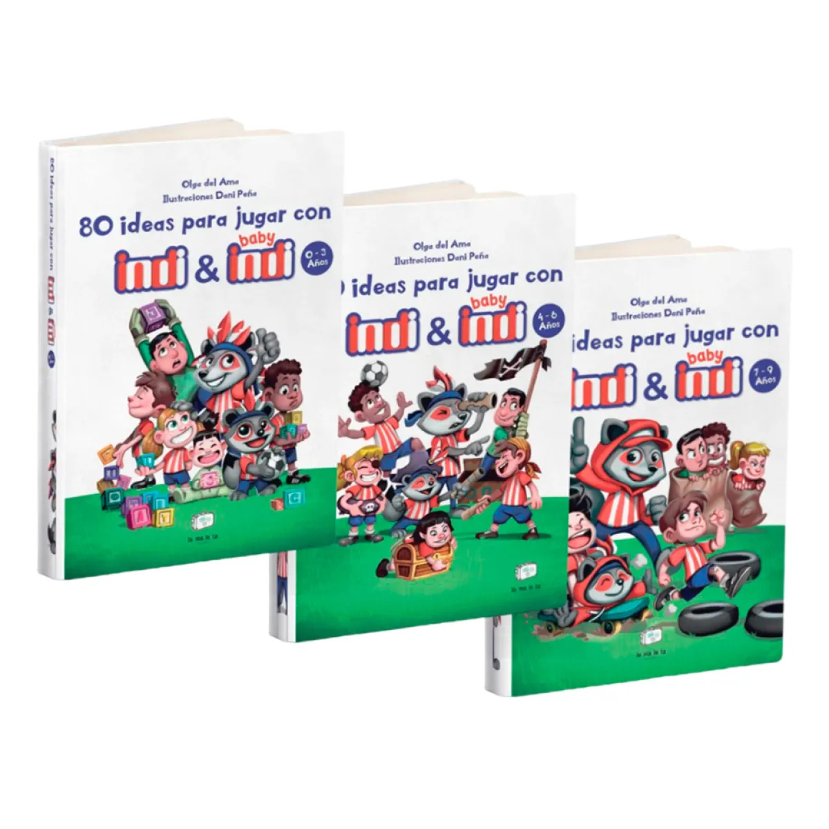 Discount Atlético de Madrid Box libros 80 ideas para jugar con Indi y Baby Indi
