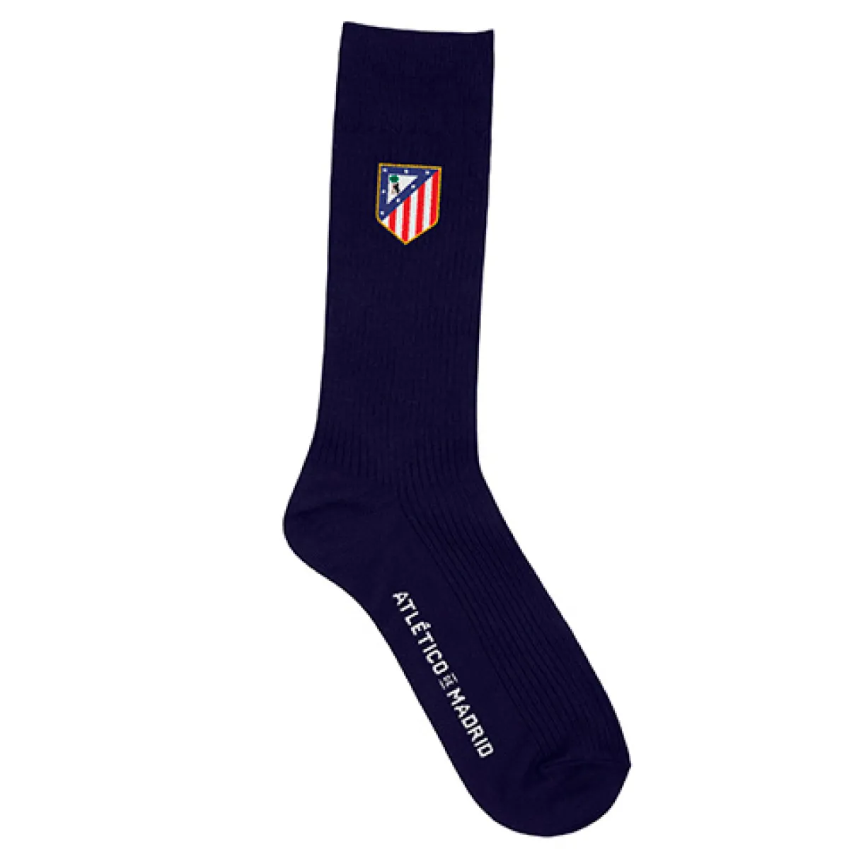 Best Atlético de Madrid Calcetines Escudo Bordado Azul Marino