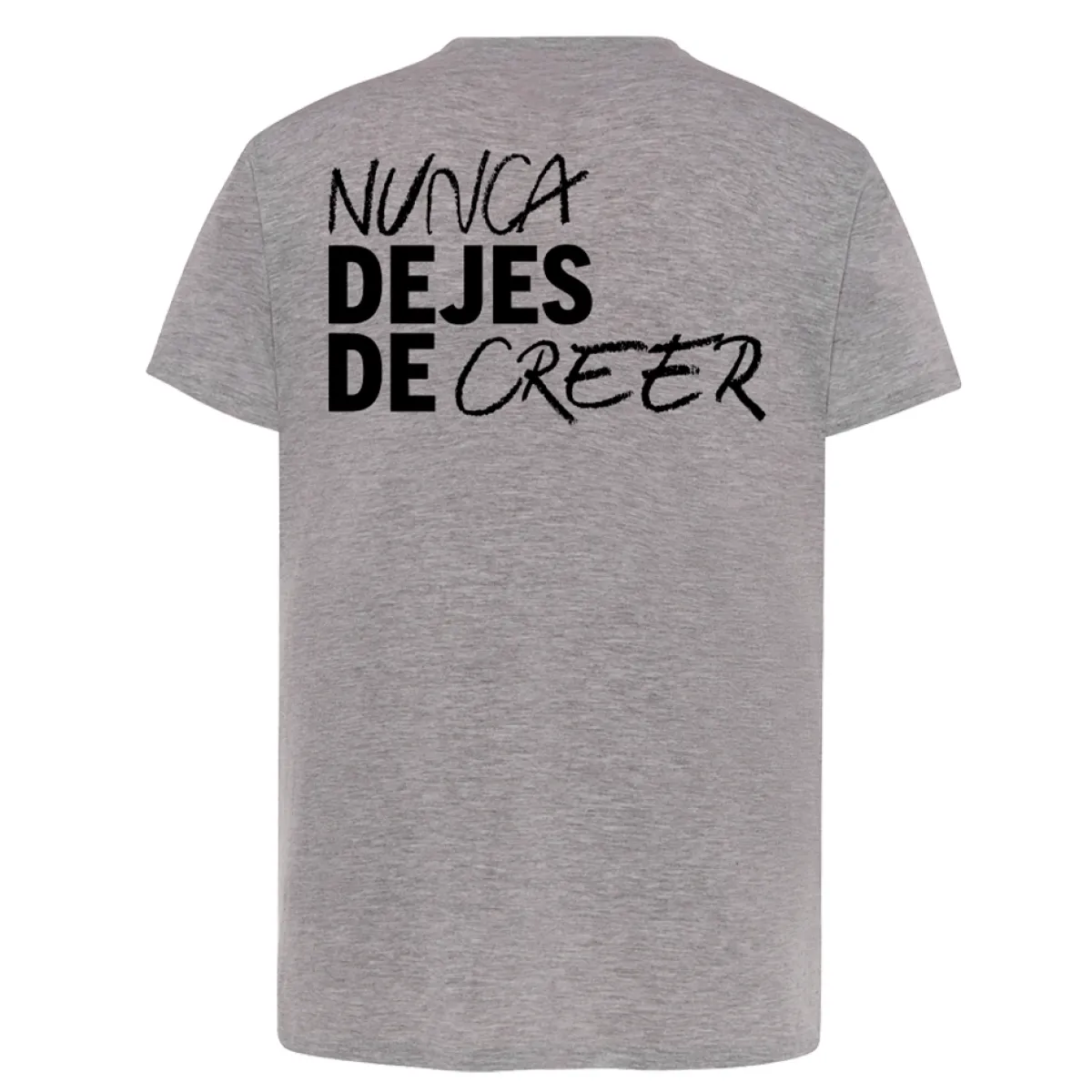 Best Atlético de Madrid CAMISETA NUNCA DEJES DE CREER GRIS