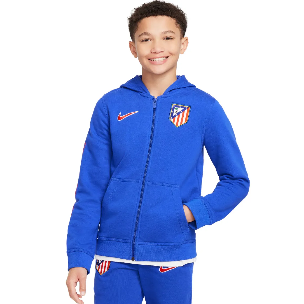 Store Atlético de Madrid Chaqueta algodón azul niño nike 24/25