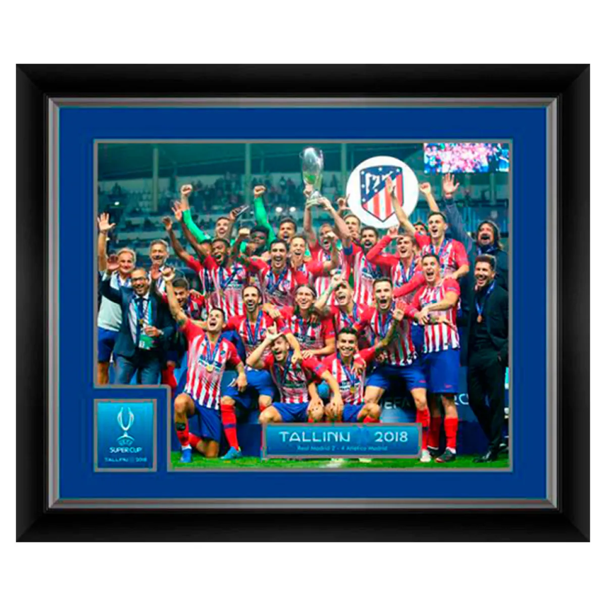 Best Sale Atlético de Madrid CUADRO CONMEMORATIVO SUPERCOPA DE EUROPA 2018