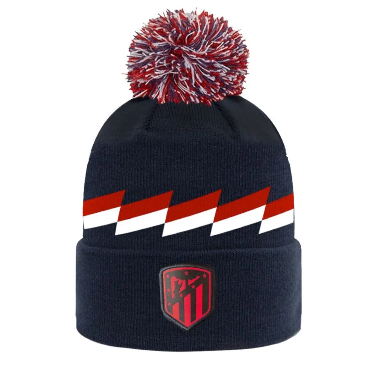 Shop Atlético de Madrid GORRO AZUL MARINO POMPóN