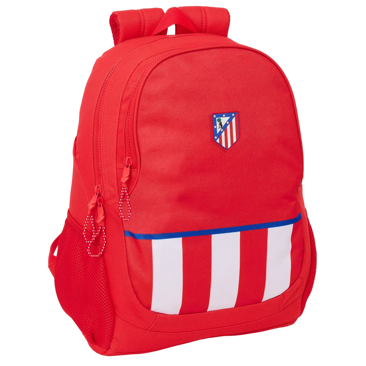 New Atlético de Madrid Mochila Adaptable Carro Escudo Rayas