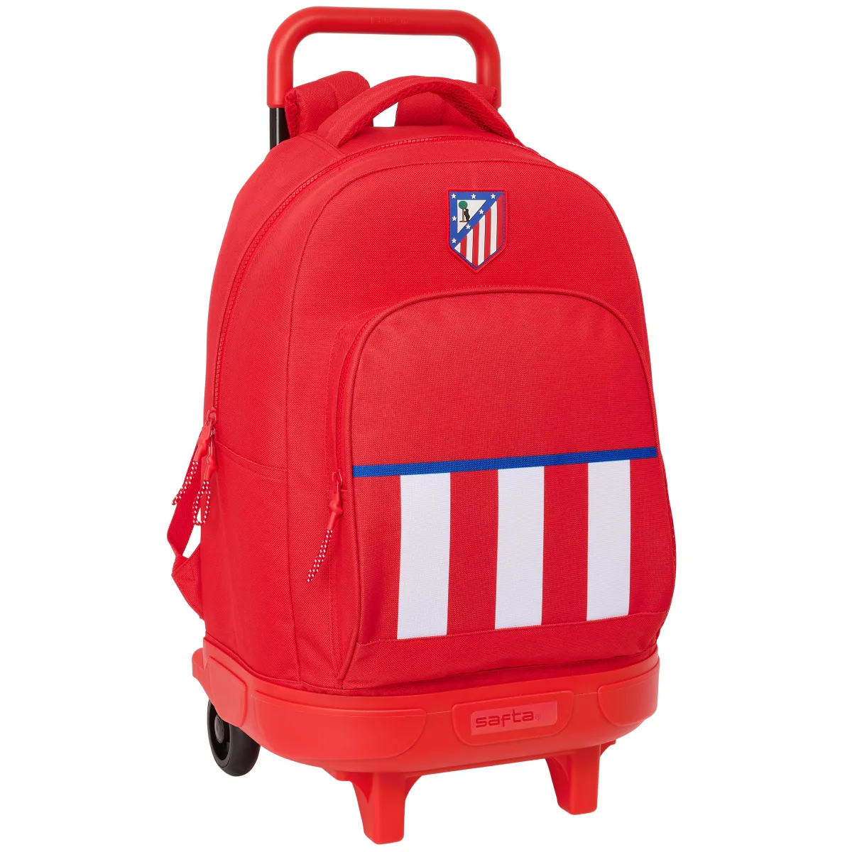 Sale Atlético de Madrid Mochila Carro Compact Extraible Escudo Rayas