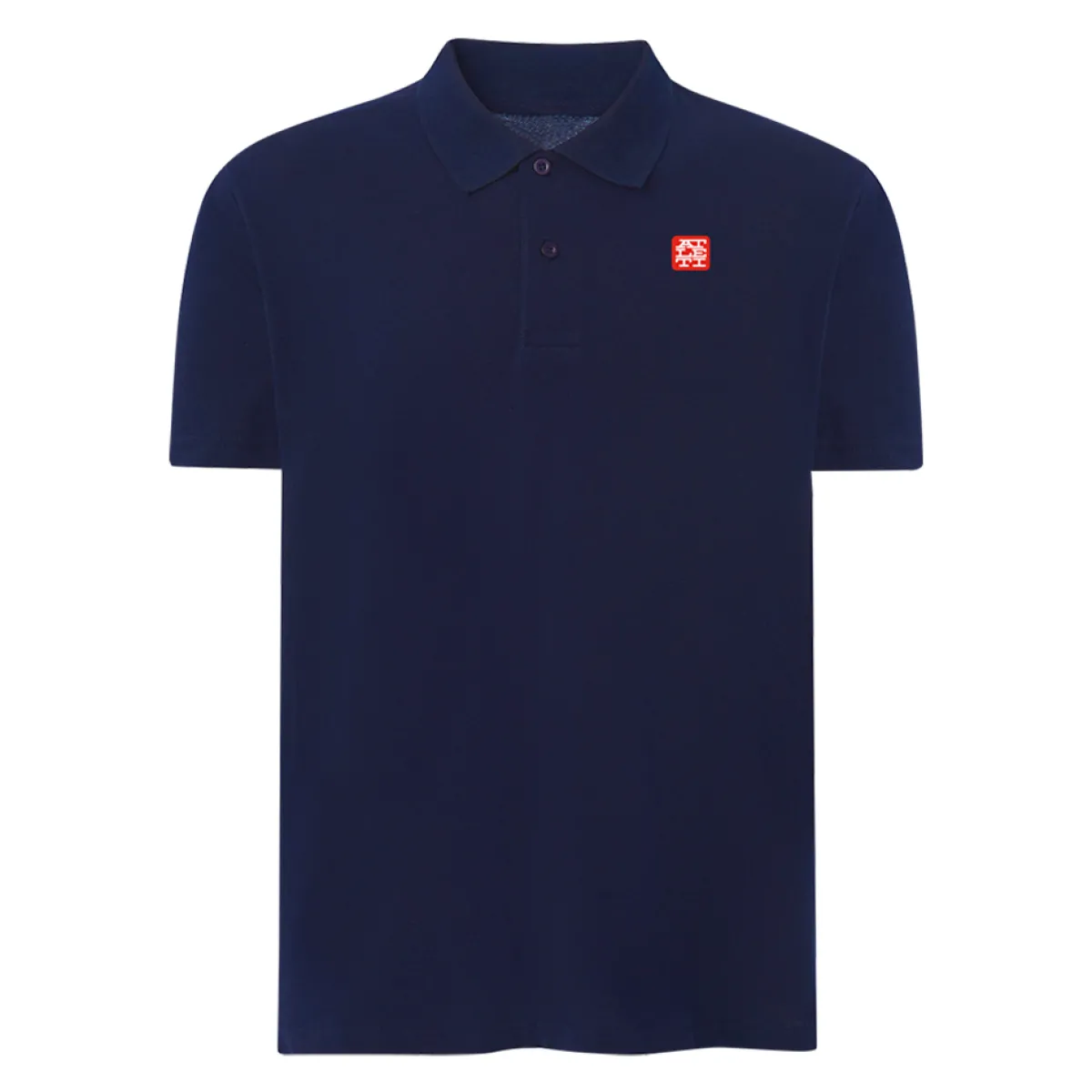 Discount Atlético de Madrid POLO PARCHE AZUL MARINO