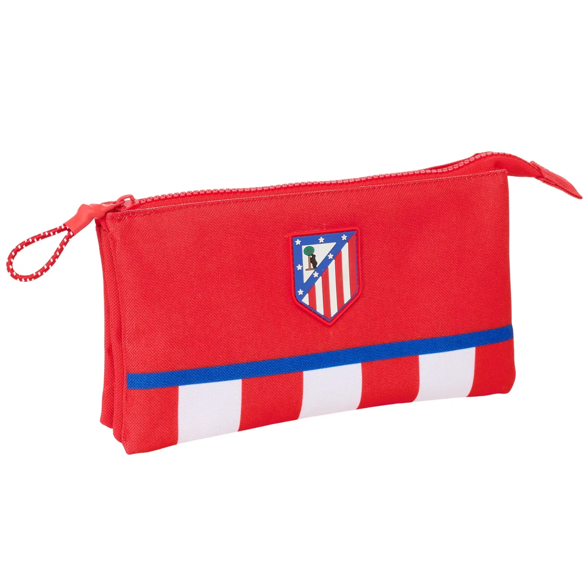 Fashion Atlético de Madrid Portatodo Triple Escudo Rayas