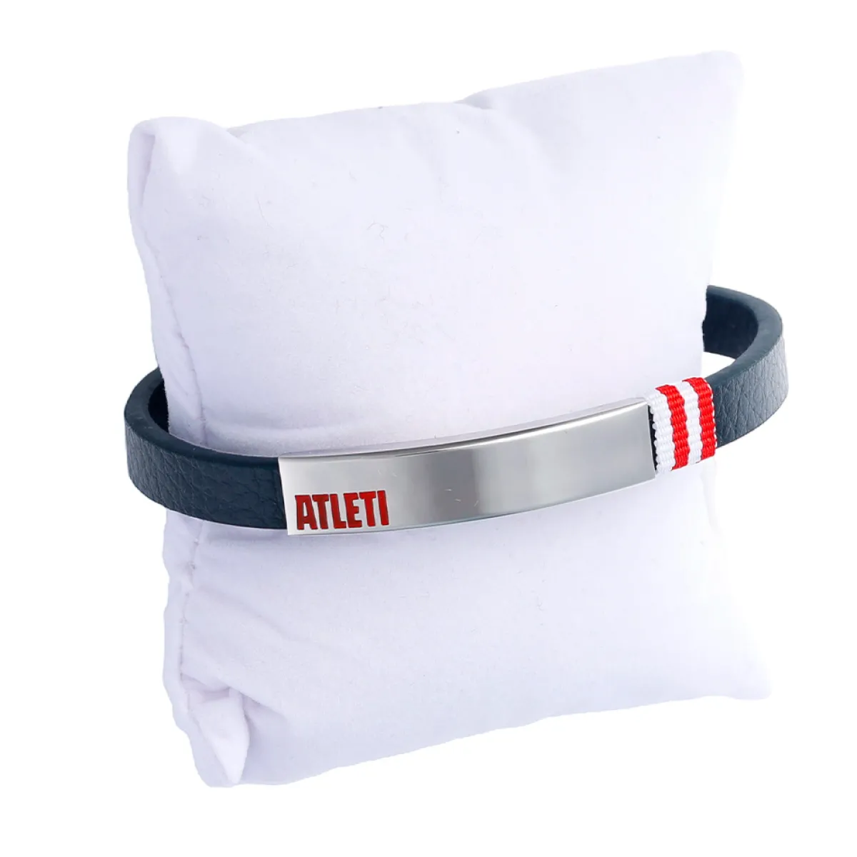 Store Atlético de Madrid Pulsera Acero Piel