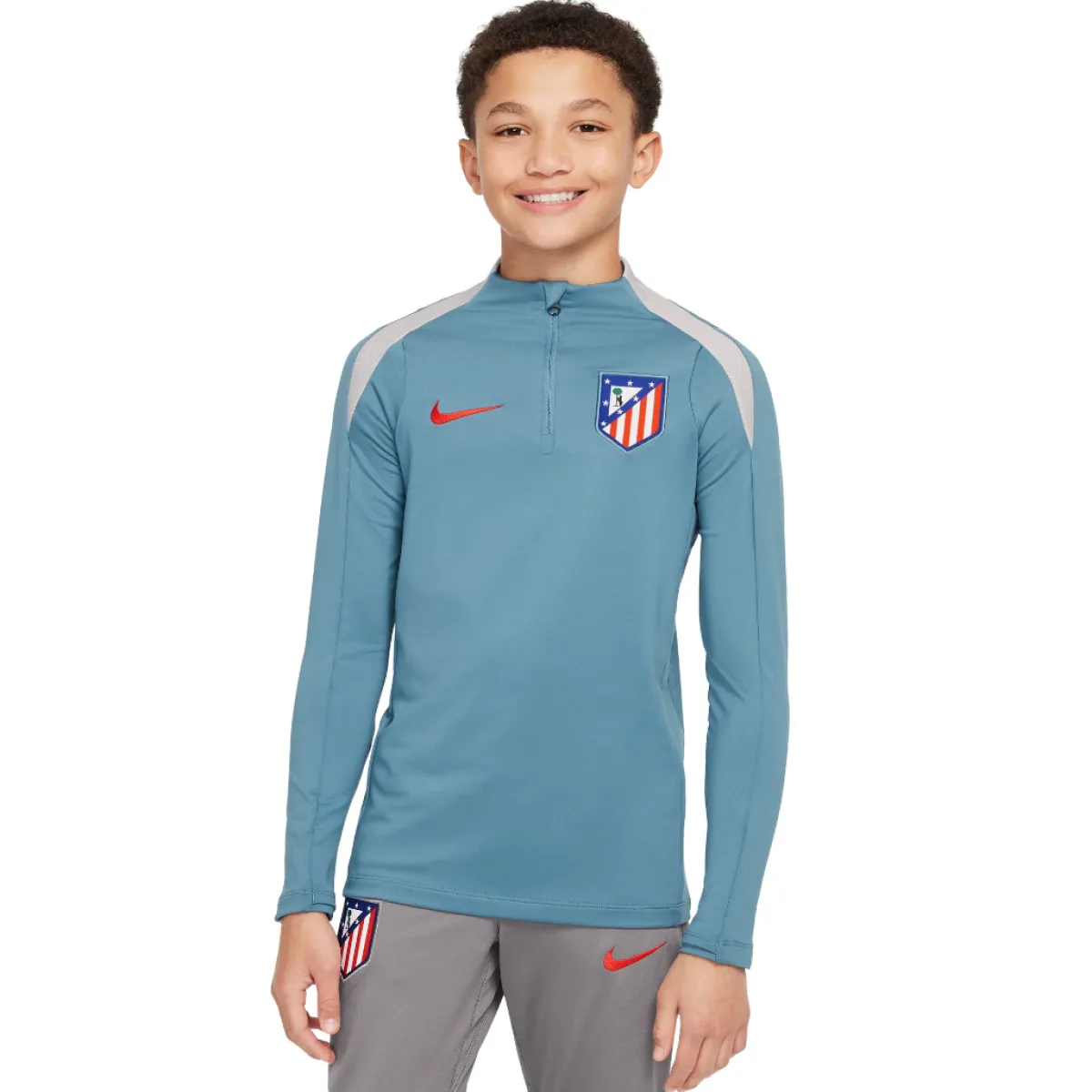 Cheap Atlético de Madrid Sudadera drill top niño entrenamiento nike 24/25