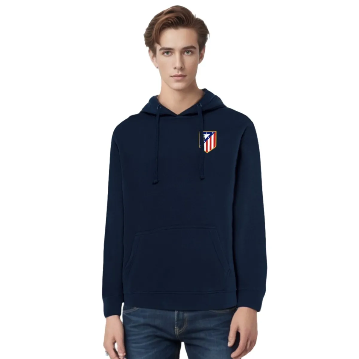 Cheap Atlético de Madrid SUDADERA ESCUDO 1947 AZUL MARINO