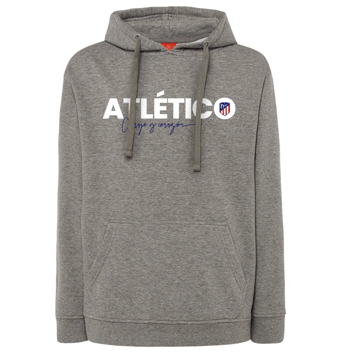 Best Atlético de Madrid SUDADERA GRIS CORAJE Y CORAZóN