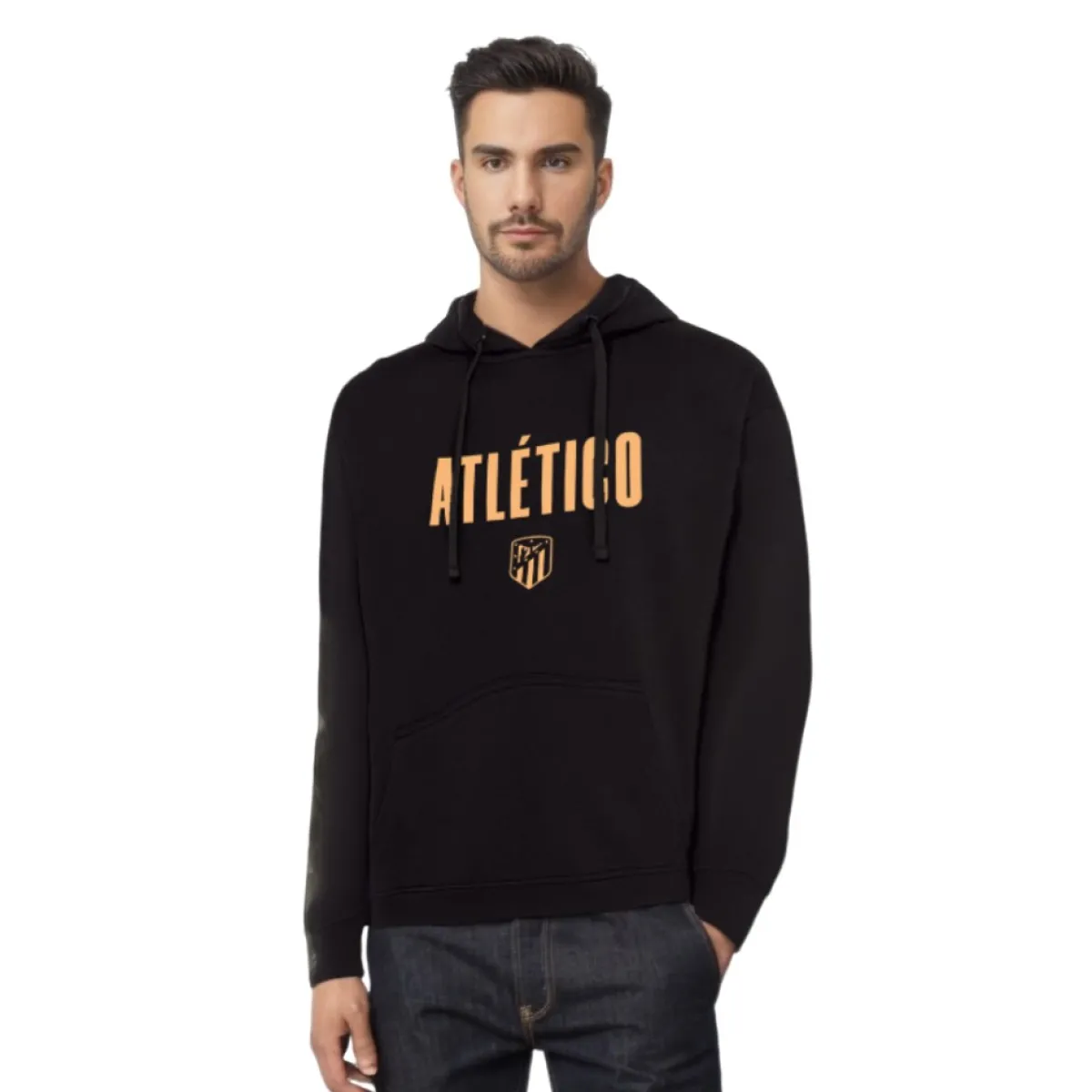 Outlet Atlético de Madrid SUDADERA NEGRA CLáSICA